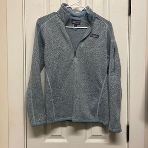 Patagonia Women's Better Sweater® 1/4-Zip Fleece Size Small in Steam Blue
